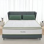 Novilla Full Mattress, 12 Inch Gel Memory Foam Hybrid Double Size Mattress with Individual Pocket Springs for Pressure Relief & Motion Isolation, Medium Firm Full Bed Mattress in a Box