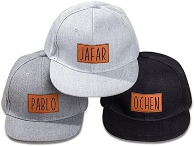 Personalized Toddler Baby Hats,Custom Baseball & Softball Caps with Name,Adjustable Snapback Truck Caps for Infants Boys Girls and Adults(Style-A)
