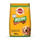 Pedigree Biscrok Biscuits (Above 4 months) Lamb Dog Treat (500 g),Pack of 1