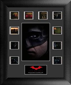 Trend Setters DC Comics – The Batman – Cape and Cowl - FilmCells 11” x 13” Mini Montage Presentation - Ten (10) 35 mm Film Clips - Limited Edition Officially Licensed Collectible