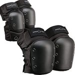 Pro-Tec Street Knee and Elbow Pads Set - Black, Medium