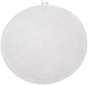Darice Plastic Canvas Shape Circle 9-1/2 inches (12-Pack) 33027