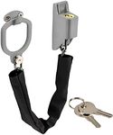 ONVAYA® door handle chain with scratch protection | door chain | security chain | door safety | WITHOUT drilling the door