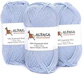 100% Pure Wool Yarn Superwash Set o