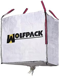 WOLFPACK LINEA PROFESIONAL Saco Obra Big Bag Rafia 90x90x90cm. con Válvula. Carga máxima seg. 1.000Kg.