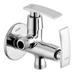 ALTON FAM3330 Brass 2-IN-1 Angle Valve With Wall Flange (Chrome)