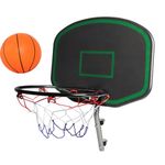 Trampoline Basketball Hoop with Pump Net and 2 Mini Balls,Accessories for for 25mm Straight Pole Trampoline and Spherical Trampoline