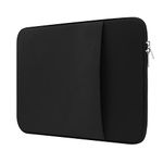 MasiBloom Laptop Sleeve For 2024-2020 Macbook Air/Pro 13 Inch With M3 M2 M1 Chip A3113 A2681 A2338 A2337&Surface Pro 10/9/8/X With 2 Pockets Tablet Bag Case Accessories,Black