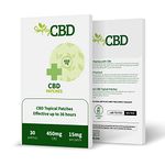 Simply CBD Patches - 30 CBD Topical Patches - 15mg Per Patch White