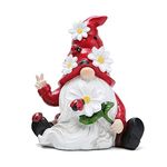 Hodao Ladybug Spring Gnomes Decorations Ladybug Gnomes Ornaments Decor Gifts Summer Gnomes Figurines Ladybug Gnomes for Outdoor Garden Decor Ladybug Birthday Gifts for Mom, Women, Grandma