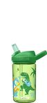 CamelBak Eddy+ 14 oz Kids Water Bottle with Tritan Renew – Straw Top, Leak-Proof When Closed, Dino Band