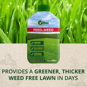 Vitax Feed & Weed Concentrate – Lawn Fertilizer and Weed Killer