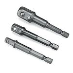 3PC Drill Socket Adaptor Hex Drive 