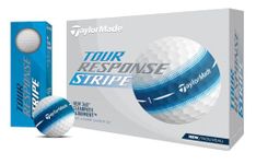 TaylorMade Golf Tour Response Stripe Ball Blue Dozen