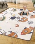 Play Nation Premium Double Sided Waterproof Play Mat for Babies | Non-Toxic Baby Play Mat for Floor | Learning Mat for Baby Boys/Girls | Large & Foldable Infant Crawling Carpet | 6 mm Thickness (Space)