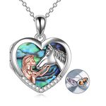 YFN Horse Pendant Necklace Sterling Silver Women with Horse Gift for Women, Sterling Silver, Cubic Zirconia