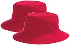 Marky G Apparel Crusher Bucket Cap (2 Pack), Red, OS