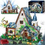 Magic Stone House Building Block Set for Girl 8-12, Creator Architecture House Building Kit, Model House Toy for Kids, Gift Idea for Boys and Girls Aged 9 and Up, 2666Pcs