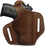 Barsony Brown Leather Pancake Gun H