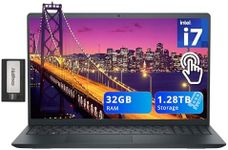Dell Inspiron 15.6" FHD Touchscreen Laptop, Intel i7-1255U, 32GB RAM, 1.28TB Storage(1TB SSD+288GB Docking Station Set), Intel Iris Xe Graphics, Numeric Keypad, HD Camera, WiFi, Windows 11, Black