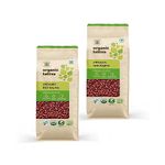 Organic Tattva, Organic Red Rajma, 500 Gram | Red Kidney Beans |Rich in Protein | Naturally Gluten Free and Unpolished | Pesticide and Chemical Free | Pack of 2