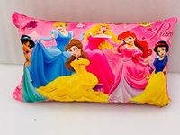 PRISCILLA Cartoon Printed Toddler Kids Soft Velvet Microfiber Pillow/Cushions 12x18 Inches. (Model 4)