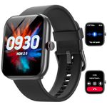 Smart Watch for Men Women, Answer/Make Calls,[1.91"HD Screen] Smart Watches for iPhone/Samsung/Android, Alexa Built-in,Fitness Watch with Heart Rate Sleep SpO2 Monitor,IP68 Waterproof, 100+ Sports