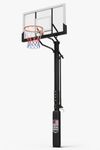 In-Ground Basketball Hoops Outdoor Adjustable Height System,Inground Basketball Hoop W/Pro-Style Breakaway Rim, 54'' Tempered Glass Backboard for Basketball Hoop In Ground Outdoor