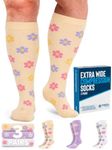 Doctor's SelectxtrWdeCmprsonScks-MxdFlwrs-5XL