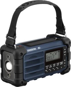 Sangean MMR-99 Emergency Radio – Crank, Solar, DAB+, Dark Blue