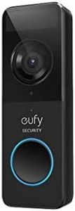 eufy 1080p HD Battery Video Doorbell - Black