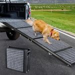 Snagle Paw Longest 180cm Dog Car Ramp,Protable Dog Ramp for Large Dogs with Anti-Slip Rug Surface,Folding Pet Ramp Stairs Up to 127KG Dog Ramps for Medium & Large Dogs Get Into a Car, SUV & Truck