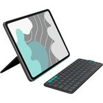 Logitech Flip Folio, Keyboard Case for iPad Pro 13-inch (M4 & M5) & iPad Air 13-inch (M2 & M3) (2024, 2025), Graphite