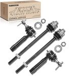 A-Premium 4Pcs Front Inner & Outer Tie Rod Ends Kit, Fit For Chevy & GMC & Cadillac - 1999-2007 - Silverado Tahoe Suburban 2500 Avalanche Sierra Yukon (XL 1500/2500) Escalade (ESV/EXT) # ES3488 ES3493