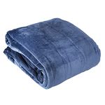 Westerly Electric Heated Blanket - Navy Blue