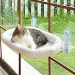 AMOSIJOY Cordless Cat Window Perch,