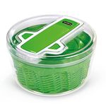 Zyliss E940013 Swift Dry Salad Spinner, Large, Plastic, Green, Unique AquaVent™/One-Handed Fast Pump Action/Quick Brake/Non-Slip Base/Easy Cleaning