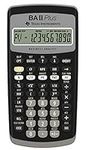 TEXAS INSTRUMENTS BA II Plus Financial Calculator (Single Line, 10 Digit Display, Battery Operated) Black/Grey