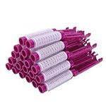 20pcs Hair Perm Rods, Hair Rollers Set, Salon Hair Dressing Curlers, Fluffy Perming Rod, Hair Roller Curler, Household Salon Hairdressing Tool Kit (Purple)