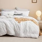 Bedsure Queen Comforter Set - White
