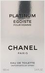 Chanel Egoiste Platinum Eau De Toilette Spray for Men, 100ml