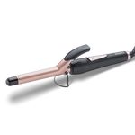 AGARO HC7001 Hair Curler with 19MM Barrel, Rod, Tong, Tourmaline Infused Ceramic Coated Plates, Cool Touch Tip, Fast Heating, for Women, Long and Short Hair Curling, Styling, Black & Rose Gold