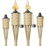 KERUITA Faux Bamboo Torches(4pack),