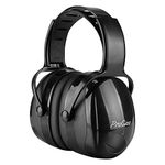 ProCase Professional Ear Defenders Adults, SNR 36 Db Autism Noise Cancelling Headphones Hearing Protection Ear Protectors Soundproof Earmuffs for Shooting Hunting Construction Work Mowing -Black