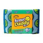 Scrub Daddy Scour Daddy XL, Scourers Non Scratch Scrubbing Sponge, Scouring Pads, Kitchen Sponges for Dishes, Dishwashing Pan Scrubber, Cleaning Supplies, Dish Sponges for Washing up