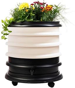 WORMbox | Wormery Worm Farm composter 3 Ivory Trays + Planter | 48 liters | Organic Waste Compost, make your Worm Castings