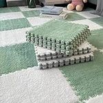 Typutomi 10pcs Plush Puzzle Foam Fl