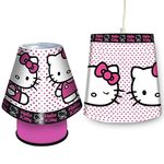 CrazyGadget® Hello Kitty Prime Lamp and Shade Set Living Room Bed Room Hall Lighting Table Lamp Light Decoration Gift for Christmas and Birthday