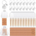 ULELE 16 Sets Thank You Notebooks Inspirational Employee Appreciation Gifts Bulk Thank You Ballpoint Pens Thank You Employees Keyring for Coworkers Staff Teacher Team Volunteer Social Worker