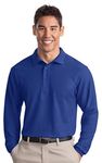 Port Authority Men's Big And Tall Pique Polo Shirt_Royal_X-Large Tall (US)